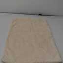 Extra Soft Body Pillow Cover, Sherpa/Microplush Material, 20x54 Inches, Zipper Closure (Cream)