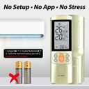 KT-N828 New Universal Air Conditioner Remote Control for Carrier CHIGO ELECTROLUX FUJITSU GOLDSTAR HITACHI LG Mitsubishi or Other Brands of Conditioning
