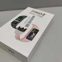 FITVII FINO 2 Slim Fitness Tracker, Smart Watch with Blood Oxygen, Sleep Monitor, 24/7 Heart Rate & Blood Pressure, IP68 Waterproof Health Activity Trackers with Calories Step Counter for Women Men (Black)