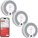 X-Sense Smart Smoke Detector Carbon Monoxide Detector Combo with No Fee App Notification, Replaceable Battery Powered Smoke Detector and Carbon Monoxide Detector, SC06-WX, 3-Pack