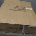 lianheng Floor Lamp with Alabaster Glass Bowl Shade, 72 Inch Tall Torchiere, Dark Brown, Brushed Nickel