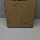 Seaside village Floor Lamp for Living Room, Arc Lamp with Adjustable Head, Modern Tall Lamp with On/Off Pedal Switch, Over Couch Standing Hanging Light for Reading, Bedroom, Office (Brown)