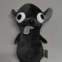 RichRabbit Funny Chihuahua Dog Plush ToyCute Soft Stuffed Animal with Big White Eyes & Tongue Out, Premium Fluffy Material, Ideal Gift for Kids & Adorable Bedroom Decor(10-in)