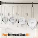 4PCS Fine Mesh Strainer Set, Premium Stainless Steel Fine Mesh Strainers, Food Fine Sieve with Non-Slip Handle, Perfect for Juice, Baking Flour, Drinks, Cocktails, Rice, Jam, Tea(2.8"/ 3.2"/ 3.9"/ 4.7")
