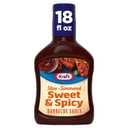 Kraft Sweet & Spicy Slow-Simmered Barbecue Sauce, 18 oz Bottle (1.13 Pound (Pack of 1))