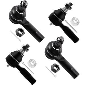SCITOO 4pcs Front Suspension Kit Tie Rods Inner And Outer Complete Kit Fit 1998-2004 For Nissan Frontier 2000-2004 For Nissan Xterra