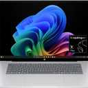 HP OmniBook 5 16 inch Next Gen AI PC, 2K Touchscreen, Snapdragon X Plus X1P-42-100, 16 GB RAM, 512 GB SSD, Qualcomm Adreno GPU, Windows 11 Home, Copilot+ PC, Glacier Silver, 16-fb0000nr