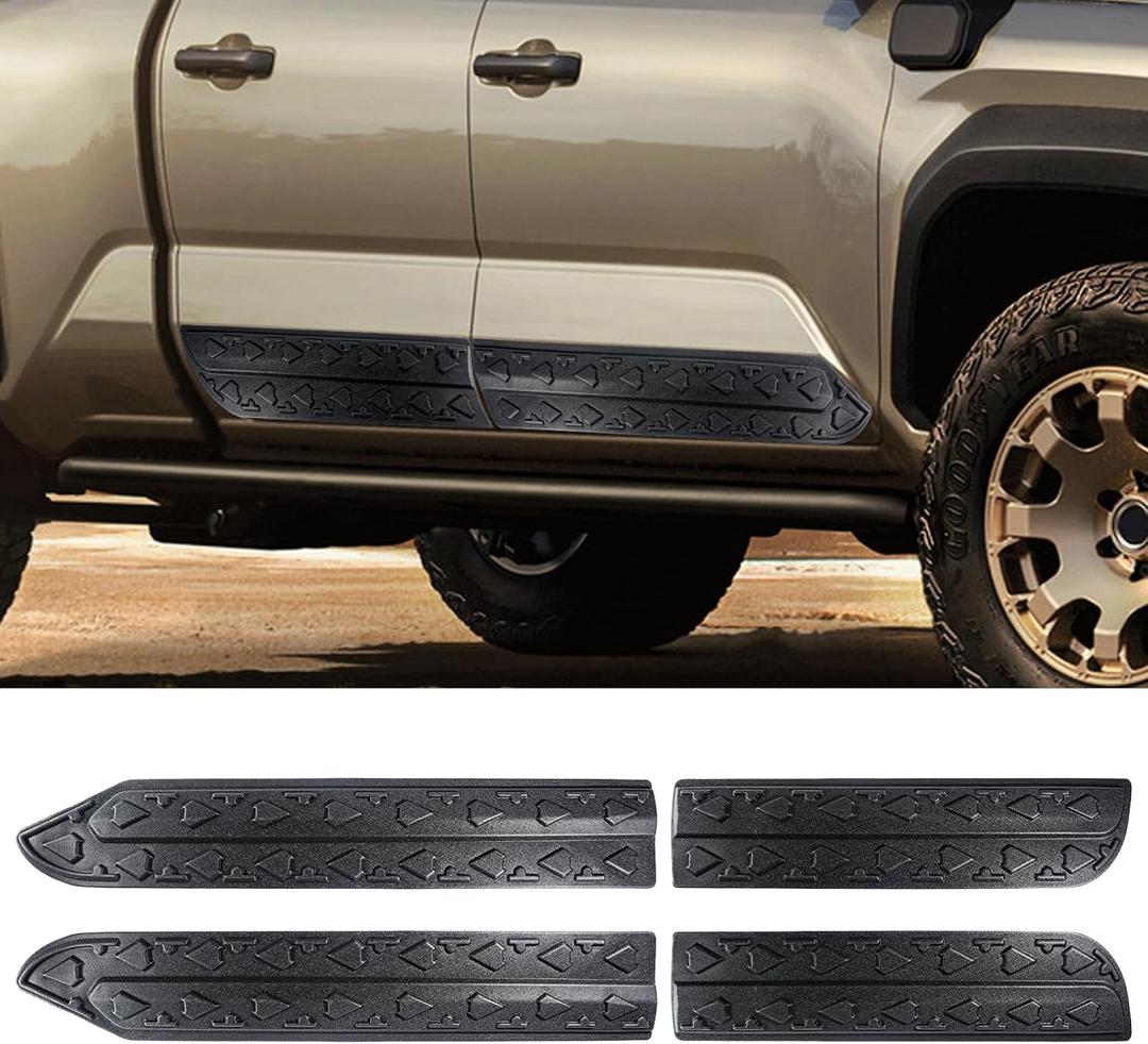 Door Molding Trim for Toyota Tacoma Double Cab 5 Seats 2024 2025 TPE Door Strip Molding Trim