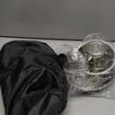 Lallisa Outdoor Camping Cookware Mess Kit Polished Stainless Steel Dishes Camping Utensils Portable Tableware with Plates Cups Spoons Forks Knives Mesh Bag for Backpacking Hiking