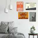Never Give Up Great Things Take Time Vintage Metal Sign Motivational Wall Art Posters Tin Painting for Home Cafes Office Store Pubs Club Sign Gift 12 X 8 Inch Plaque Tin Signs