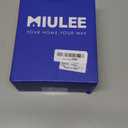 MIULEE Brown Sheer Curtains 84 Inches Long, 4 Panels Set, Rod Pocket Voile Drapes Light Filtering and Semi Transparent, Elegant Window Treatments for Bedroom Living Room,42 x 84 Inches