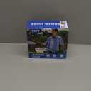 Garden Hose 50ft, Non-Expanding, Lightweight, Leak-Proof Metal interface, No-Knots, Portable, Wear-Resistant, Sturdy, Flexible, 3/4GHT, Water Hose for Yard, Garden (Black)