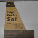 OEM Quality Windshield Wiper Blades, 26 and 16 DSV Standard Car Wiper Blades With Universal U/J Hook Only, Automotive Replacement Wiper Blades for my Car, Water Repellency Wiper Blade, Pack of 2