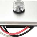 YCA1031 Photocell Sensor for Outdoor Lights, 120V Dusk to Dawn Light Control with Wall Plate Included, Post Eye Button Photocontrol, UL Listed