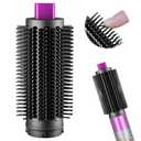 Upgraded Round Volumizing Brush for Dyson Airwrap, Round Brush Attachment Compatible with Airwrap HS01/05/08, Flexible Bristles for Root Lift Volume Frizz Control Styling Volumizing, Rose