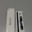 Stylus Pen 2X Fast Charge Active Pencil Compatible With 2018-2025 Apple iPad Pro 11"/12.9"/M4, iPad Air 3/4/5/M2/M3, iPad 6-11, iPad mini 5/6 Gen-Black