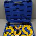 Interchangeable Fork Strut Macpherson Spring Compressor Kit Universal Coil Extractor Tool Set