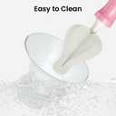 2 x Flange Sizing Kit(10PCS) 13/15/17/19/21mm & Nipple Ruler & Cleaning Brush, Silicone Flange Insert for 24mm Flanges/Shield (Momcozy/Spectra/Bellababy), Breastfeeding Essentials for Moms