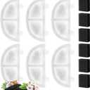 6 Pack Pet Fountain Replacement Filters for Wireless Pumps Cat Water Fountain Dog Water Dispenser WF20/CF20, Triple Filtration System Replacement Filters