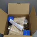 Frideko Rattan Rechargeable Battery Operated Wall Sconces Set of Two with Remote, 3 Colors Dimmable Wireless Wall Light, 5200mAh Indoor Wall Lamp with 4 Timer, Boho Sconces Wall Lighting for Bedroom (Gold)