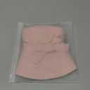 Bow Baby Girls Bucket Hat Infant Toddler Summer Cap Sun Protect Kids Hat for Girls (Pink)
