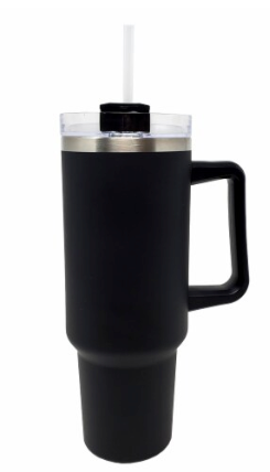 Vessel Stainless Steel Tumbler with Handle - Black