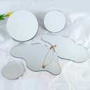 5pcs Acrylic Mirror Product Photography Props Mirror Props Reflective Display Board Table Top Display Mirror Photography Props