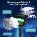 Solar Color Spot Lights Outdoor, 7 Modes Colored Halloween Christmas Solar Lights Outdoor, 35 LED Color Changing Landscape Lighting Waterproof IP65 Spotlight for Holiday Decorations, 4 Pack