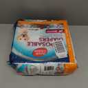 Simple Solution Disposable Dog Diapers, Female Dog Diapers, Puppy Potty Training, Incontinence and Heat Cycle Protection, Large Diapers for Dogs, 18-27 Inch Waist, 30 Count