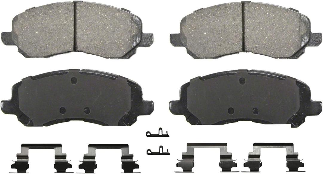 DRiV Wagner Disc Brake Pad Set - ZD866 - Ceramic Brakes for Car - Reduces Noise & Restores Braking Performance - Stainless-Steel Hardware - QS - Ceramic