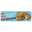Little Debbie Chocolate Chip Creme Pies, 8 Individually Wrapped Sandwich Cookies, 10.63 OZ Box (EXP 07/19/26)