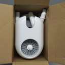 SetSail Toilet Brush and Plunger Set, Semi-HiddenToilet Plungers for Bathroom Heavy Duty Toilet Bowl Brush and Holder Hidden Toilet Plunger and Brush Set for Deeply Cleaning - White