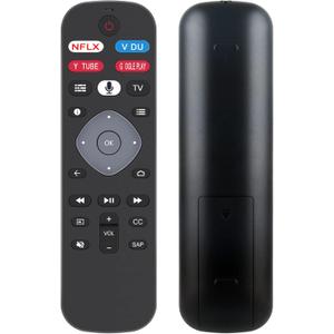 URMT26RST004 Voice Replacement Remote fit for Philips TV 65PFL5504/F7 65PFL5604/F7 65PFL5704/F7 65PFL5766/F7 50PFL5766/F7 43PFL5766/F7 55PFL5766/F7 50PFL5806/F7 32PFL5505/F7 75PFL5704/F7 65PFL5604/P7