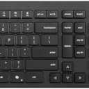 Lenovo Essential Wireless Keyboard & Mouse Combo Gen 2, 2.4 GHz Wireless Nano USB, Full Size Ambidextrous Mouse, AES-128 Encryption Keyboard, Black