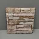 Wall Panels Peel and Stick in Rock, 20 PCS XPE Foam 3D Wallpaper, Faux Brick Wall Panels for Bedroom, Stairs, Kitchen (20PCS, Rock Color) (1ft x 1ft)