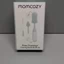 Momcozy Bottle Brush Kit, Innovative Push-Press Design for Better Cleaning - Baby Bottle Cleaner Brush for Baby Bottle, Breast Pumps, Nipples, and More - Can Generate Foam for Better Cleaning, Green (Press Bubble Style)