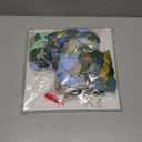 153Pcs Dusty Blue Green Balloons Baby Shower Decorations, Haze Fog Blue Mist Sage Green Balloon Arch Kit Baby Boxes with Letters (A-Z+Baby) for Baby Shower Boho Birthday Gender Reveal Party Supplies