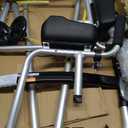 VEVOR 2 in 1 Folding Walker & Removable Armrests, Height Adjustable Foldable Walker with 5" Solid Wheels, Lightweight Aluminum | Front Wheeled Mobility Aid for Elderly Handicapped Disabled, 450 Pounds