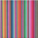 YETTASBIN Mexican Serape Blanket Stripes Cloth Napkins Set of 6, Reusable Washable Oversized Table Napkins for Family Wedding Dinner Party Home Decor, 20 x 20 Inch