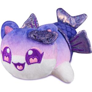 Purple Mermaid MeeMeow Cat Plush Stuffed Animal Plushies for Kids Birthday Gift