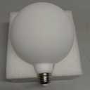 LED Large Globe Oversized Bulb D5.9' G47/ G150 7W=60W E26 Dim to Warm 2000K-2800K High Color Accuracy CRI95 Flick-Free Matt Opal Porcelain White 600LM (1-Pack)