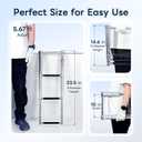 Boat Ladder,Stainless Steel Telescoping Folding Heavy Duty Pontoon Swim Boarding Ladder for Outboards,Yacht,Marine Fishing Boat