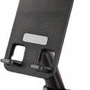 Cell Phone Stand, Adjustable Phone Holder 360 Rotation Fully Foldable Desktop Dock Compatible with iPhone 16 15 14 13 Pro Max Android Smartphone E-Reader Tablets (Black)