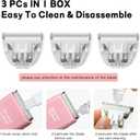 Replacement for Pet Clippers,3 Packs Replacement Blades for Waterproof Cordless Grooming Kits,3 PCs of Replacement Blades for Dog Shavers TB006