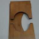 Toilet Stool Poop Stool, Collapsible Squatting Potty for Adults & Kids, Wooden Bamboo Step Stool for Bathroom, 7 Inch Height Foldable Pooping Toilet Foot Stool, Brown (1 Pack)