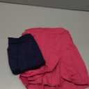 2 Pack Toddler Baby Girls Pleated Skirt Baby Girls Uniform Skirt Built in Shorts Tennis Casual Skorts for Little Kid (5-6 Years, Navy/Rose Red)