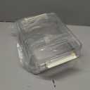 Citylife 2 PCS 6 Qt Plastic Storage Bins with Lids and Latches, Portable Stackable Storage Bins, Clear Plastic File Box for Organizing A4 Paper, Letters, Documents, Art Supplies, and Crafts (2 Packs-Large)