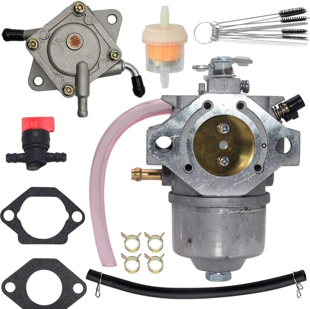 AM122852 Carburetor for John Deere GS75 HD75 185 260 265 tractors for Kawasaki FC540V 17HP Cycle Engine M97274 M97275 15003-2296 Carb with Fuel Pump