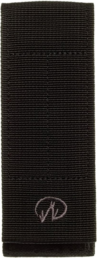 LEATHERMAN, MOLLE Compatible Large Nylon Sheath with Pockets for Multitools, Made in the USA, Fits 4" and 4.5" Tools - Black