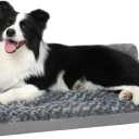 FurryWee Washable Dog Beds for Medium Small Size Dogs Cats, Dog Crate Bed 30 inch, Soft Large Bed Mat, Dog Sofa Couch Bed, Pet Bed with Non-Skid Bottom 30x20 inch